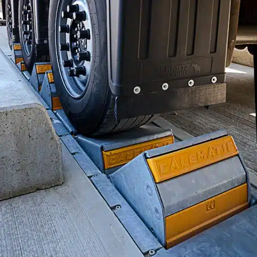 posizionamento di un sistema di blocco camion automatico