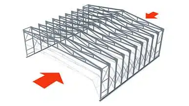 struttura capannone in acciaio