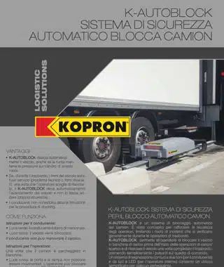 K-AUTOBLOCK - Sistemi bloccaggio automatico camion