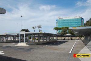 pensiline kopron aeroporto roma