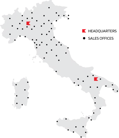 mappa sedi italia EN